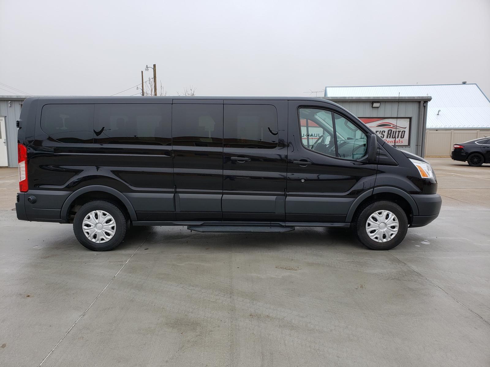 2018 Black Ford Transit 350 Wagon Low Roof XLT 60/40 Pass. 148-in. WB (1FBZX2ZM8JK) with an 3.7L V6 DOHC 24V engine, 6A transmission, 0.000000, 0.000000 - Photo #1