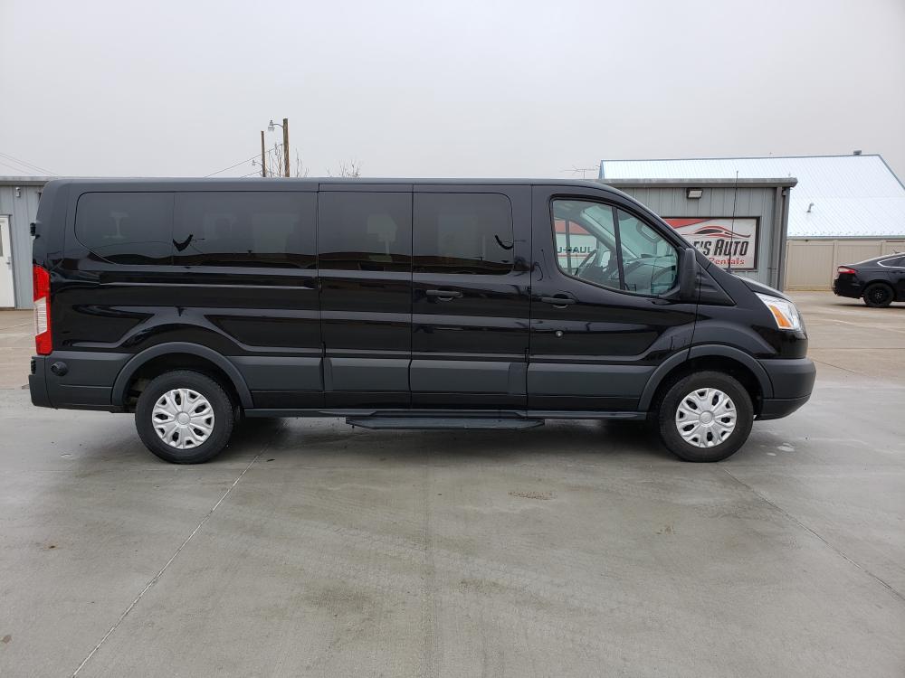 2018 Black Ford Transit 350 Wagon Low Roof XLT 60/40 Pass. 148-in. WB (1FBZX2ZM8JK) with an 3.7L V6 DOHC 24V engine, 6A transmission, located at 625 South Lincoln Avenue, York, NE, 68467, (402) 362-5933, 40.856369, -97.592667 - Photo #1